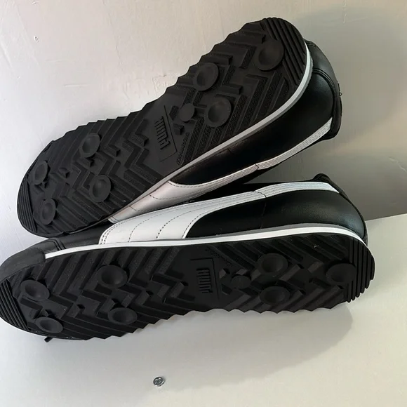 Brand new puma sneakers mens size 10 black and white lace up shoes - Picture 7 of 11